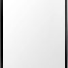 LOAAO 22X30 Inch Brushed Nickel Bathroom Mirror, Rounded Rectangle Silver Metal Frame Mirror, Brushed Nickel, Anti-Rust, Hangs Horizontally or Vertically 3