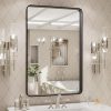 LOAAO 84X32 Inch RGB LED Bathroom Mirror with Lights, Anti-Fog, Dimmable Lighted Bathroom Vanity Mirror, Colorful Multiple Light Modes, RGB Backlit + Front Light, Memory Function, Tempered Glass 4