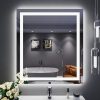 LOAAO 24″X36″ LED Bathroom Mirror with Lights, Anti-Fog, Dimmable, Backlit + Front Lit, Lighted Bathroom Vanity Mirror for Wall, Memory Function, Tempered Glass, Safe to Use, ETL Listed 4