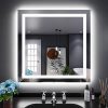 LOAAO 30X36 LED Bathroom Mirror with Lights, Anti-Fog, Dimmable, Backlit + Front Lit, Lighted Bathroom Vanity Mirror for Wall, Memory Function, Tempered Glass, Shatter-Proof, ETL Listed 3