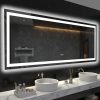 LOAAO 60X30 LED Bathroom Mirror with Lights, Anti-Fog, Dimmable, Backlit + Front Lit, Lighted Bathroom Vanity Mirror for Wall, Memory Function, Tempered Glass, ETL Listed 3