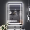LOAAO 36X36 LED Bathroom Mirror with Lights, Anti-Fog, Dimmable, Backlit + Front Lit, Lighted Bathroom Vanity Mirror for Wall, Memory Function, Tempered Glass, Safe to Use, ETL Listed 4